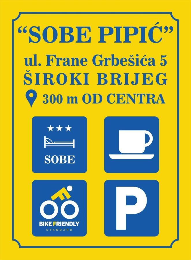 Sobe Pipic Aparthotel Siroki Brijeg Ngoại thất bức ảnh